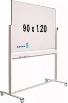 Mobiel whiteboard Ernie - Kantelbaar - Weekplanner - Maandplanner - Jaarplanner - Dubbelzijdig en magnetisch - 90x120cm
