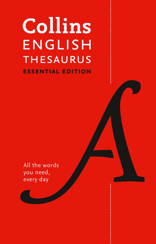 English Thesaurus Essential All the words you need, every da ... - cover