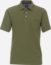 Redmond regular fit heren polo - pique - groen - Maat: XL