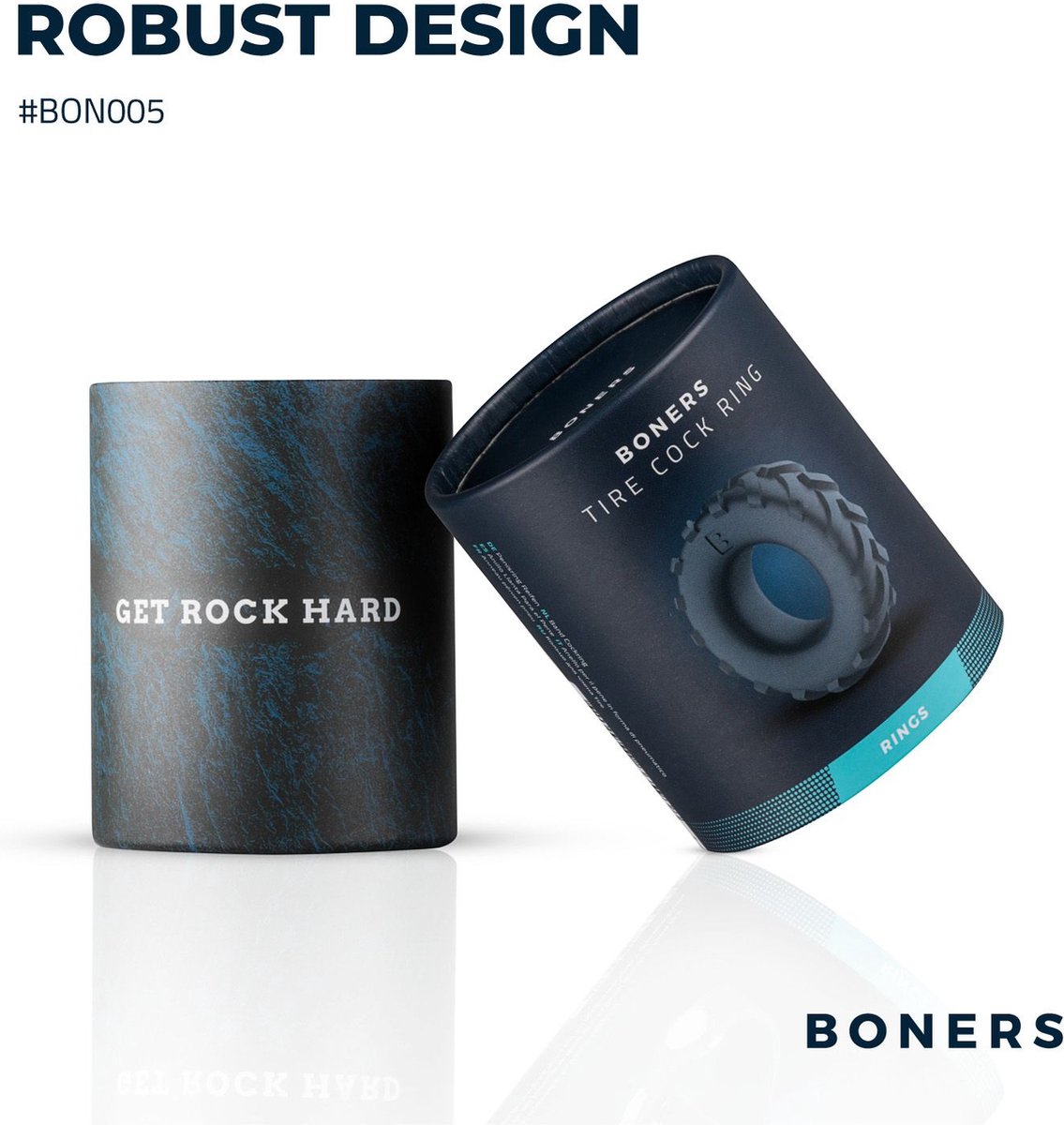 Goedkoopste Boners Band Cockring - Grijs
