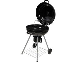 Zolta - Ronde Houtskoolgrill - Met Thermometer - Met Deksel - Mobiel