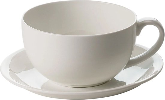 Maxwell & Williams Cashmere Round - Cappucino kop en schotel - 350ml