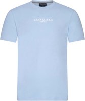 Cavallaro Napoli - Mandrio T-Shirt Logo Lichtblauw - Heren - Maat L - Regular-fit