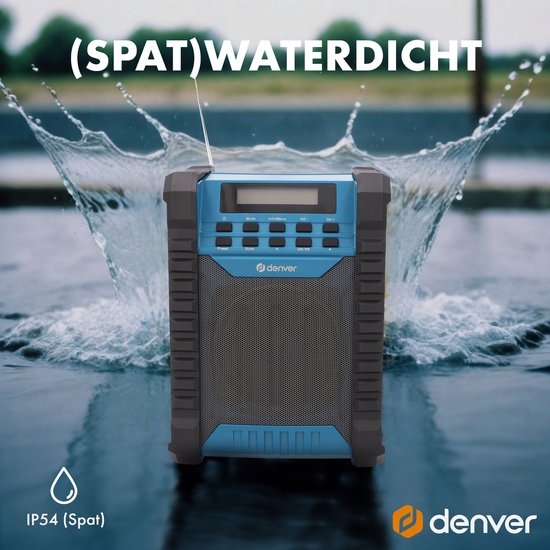 Sangean U-4 BT - Bouwradio met Bluetooth - Werfradio met Digitale FM - Geel