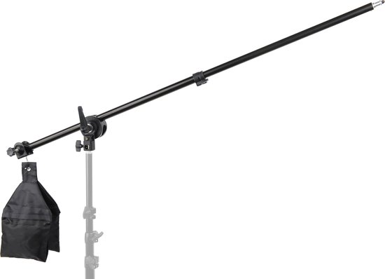 BRESSER Boomarm - D-76 - 140 cm - Extra lang - Incl. contragewichtzak