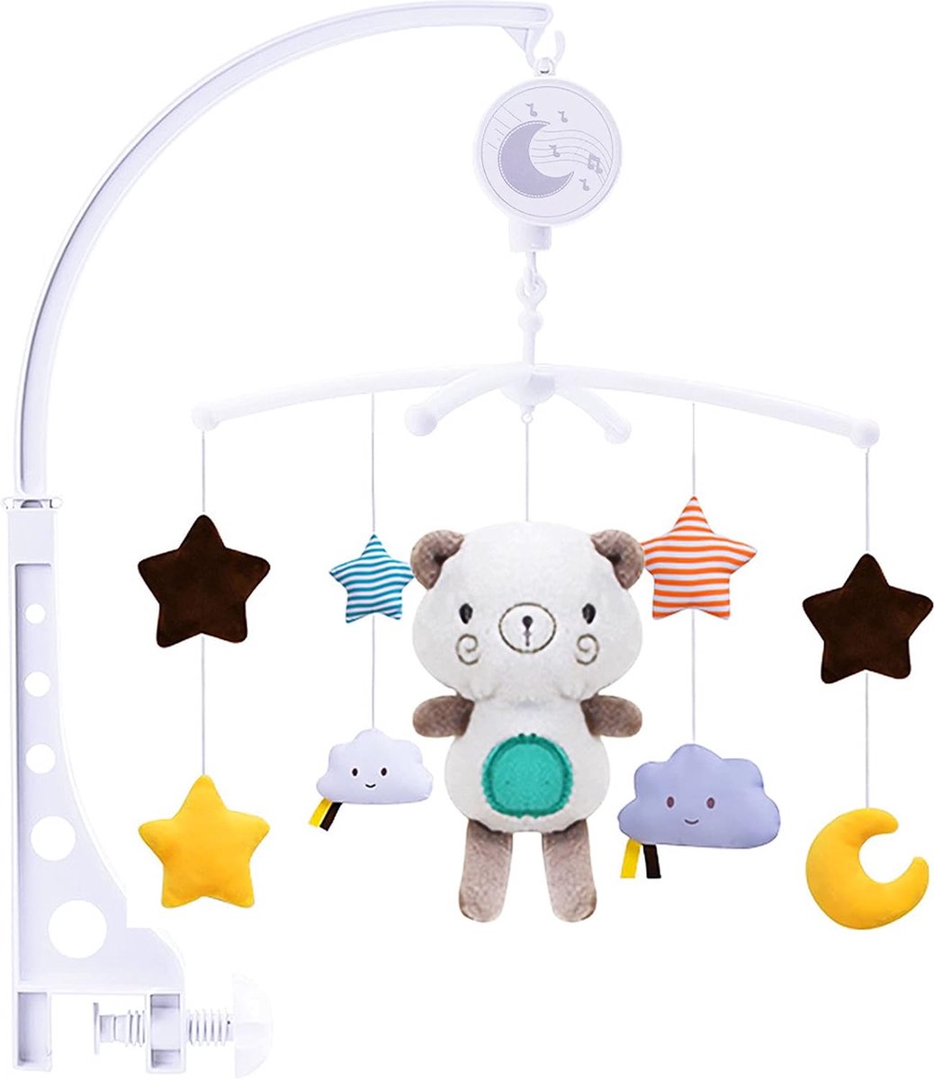 Muziekmobiel baby - Babybox - Wiegdecoratie - Kraamcadeau - Babyshower cadeau - Baby accessoires - Voor jongens & meisjes - Must have voor elke babykamer!
