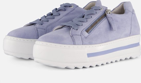 Gabor Sneakers blauw Suede - Dames - Maat 38