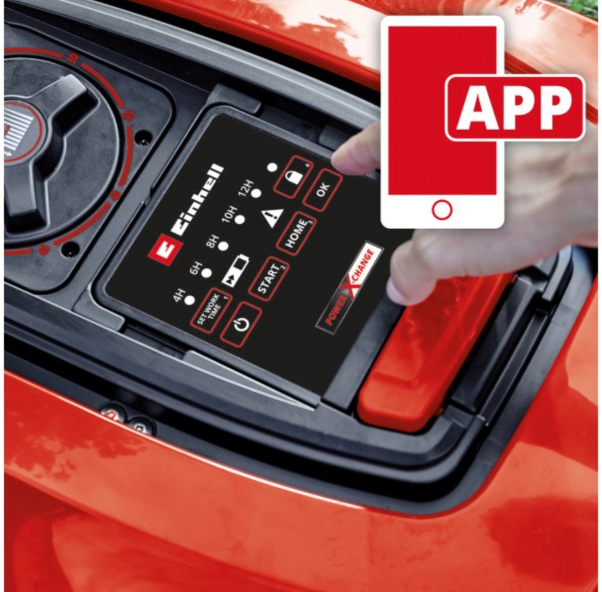 Afbeelding 2 van Einhell Power X-Change robotmaaier Freelexo 400 BT - Gazons tot 400 m²