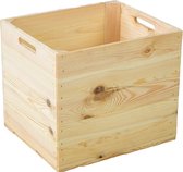 opbergmand hout - IKEA KALLAX vakken kast - set van 4 - houten kist