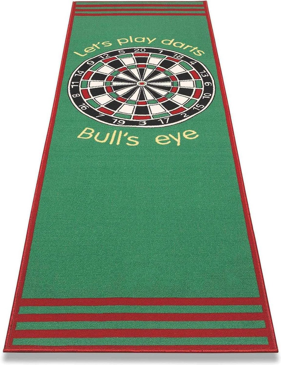 Darts - Dartmat - Groen - Bulls Eye - 237 x 80 cm