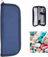 Diabetici-zak-diabetici insuline koeler geval draagbare diabetici patiënten organizer medische reizen geïsoleerde case (2 kleuren) (kleur: marineblauw)