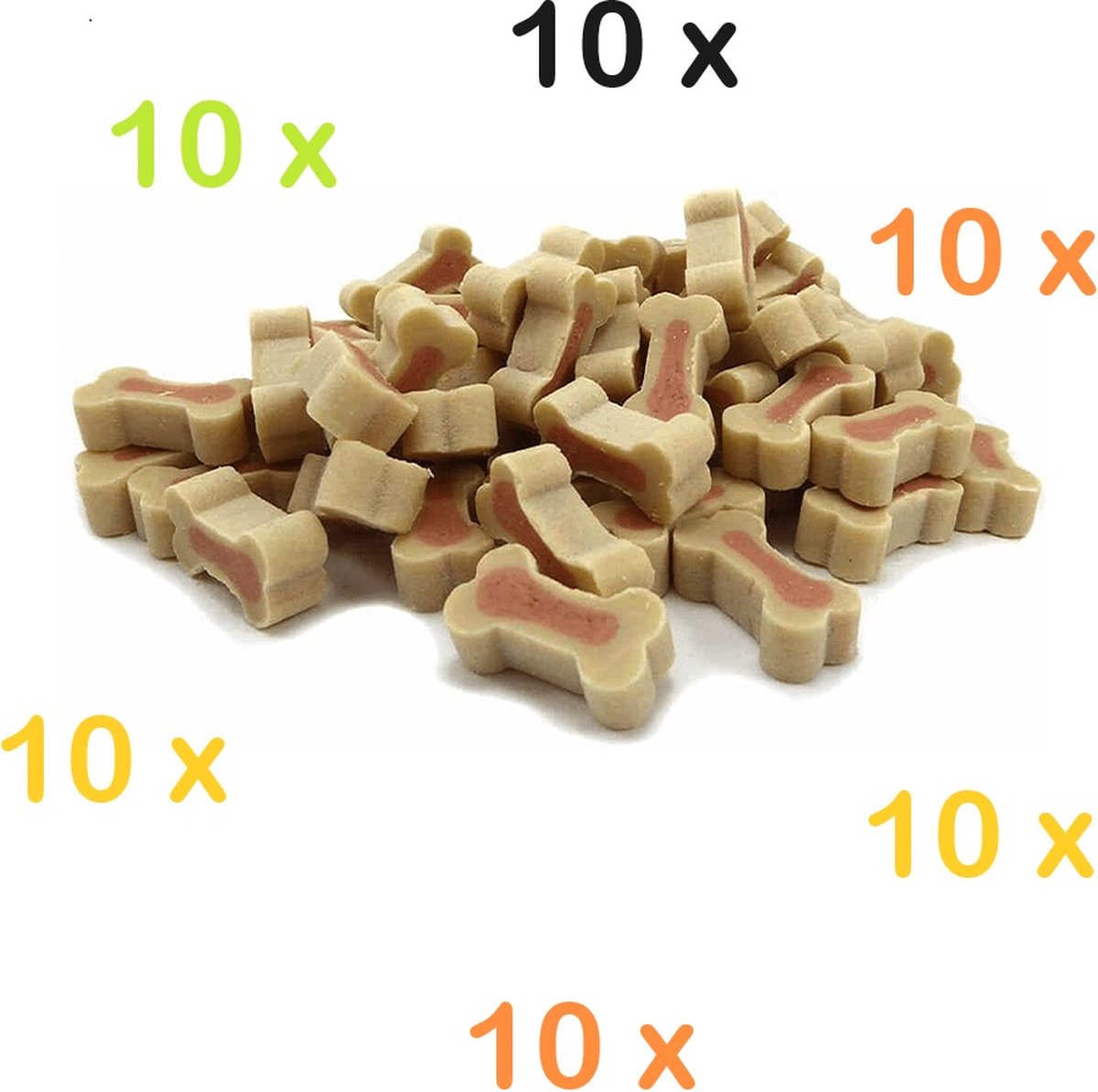 10 x Pet Snack hondensnoepjes zalm en rijst 200 gr ( 10 x 200gr = 2 kg ) zacht en smakelijk, ook voor in treat toys ideaal.