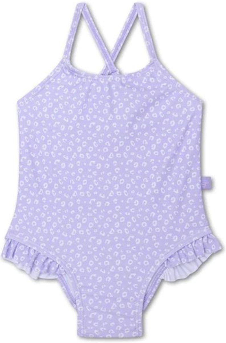 Swim Essentials | Lila Panterprint Meisjes UV Meisjes Badpak - Maat 146/152