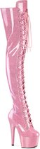 Pleaser - ADORE-3020GP Plateau Laarzen - US 9 - 39 Shoes - Roze