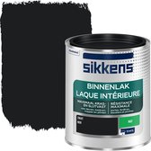 Sikkens - S1 BINNENLAK MAT ZWART 750ML