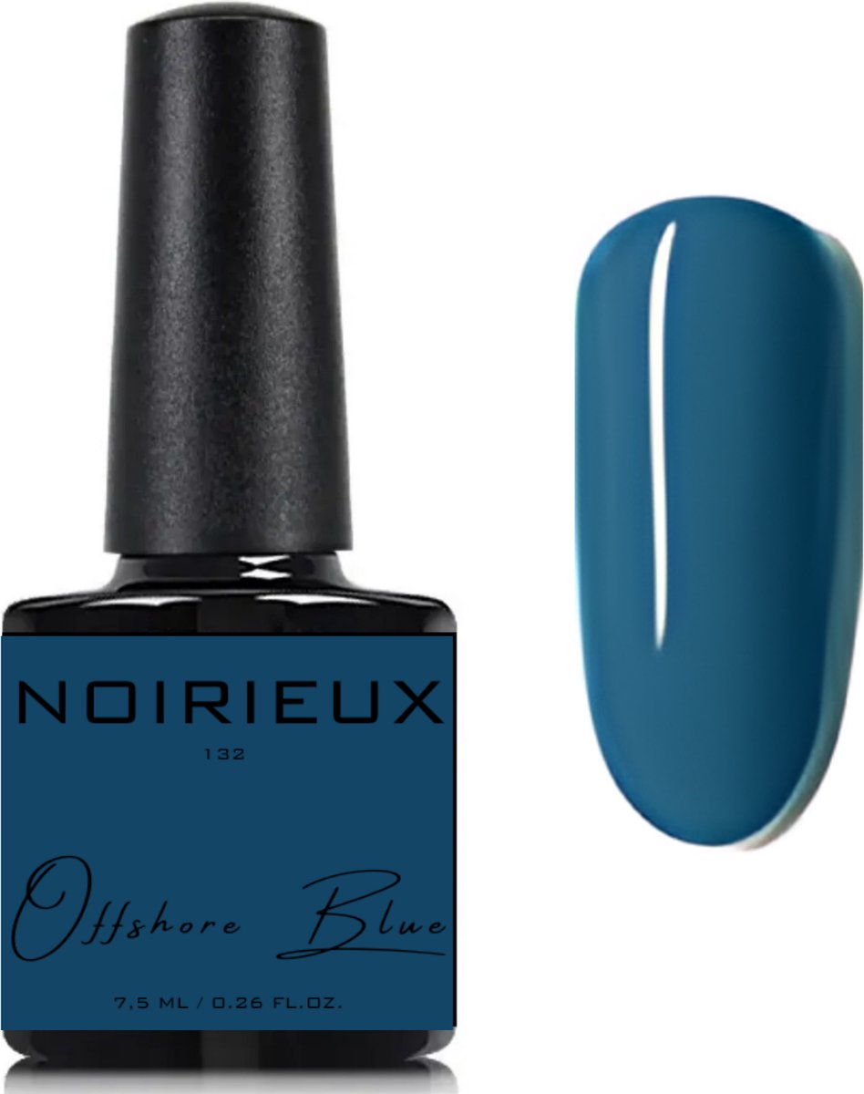 Gellak - NOIRIEUX® Premium Gellak - Nagellak - Gel nagellak - 7.5ML - offshore blue - Blauw
