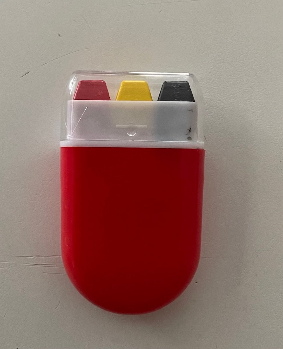 Schmink stick Belgie - schmink Belgische vlag - driekleur zwart geel rood - 5 stuks