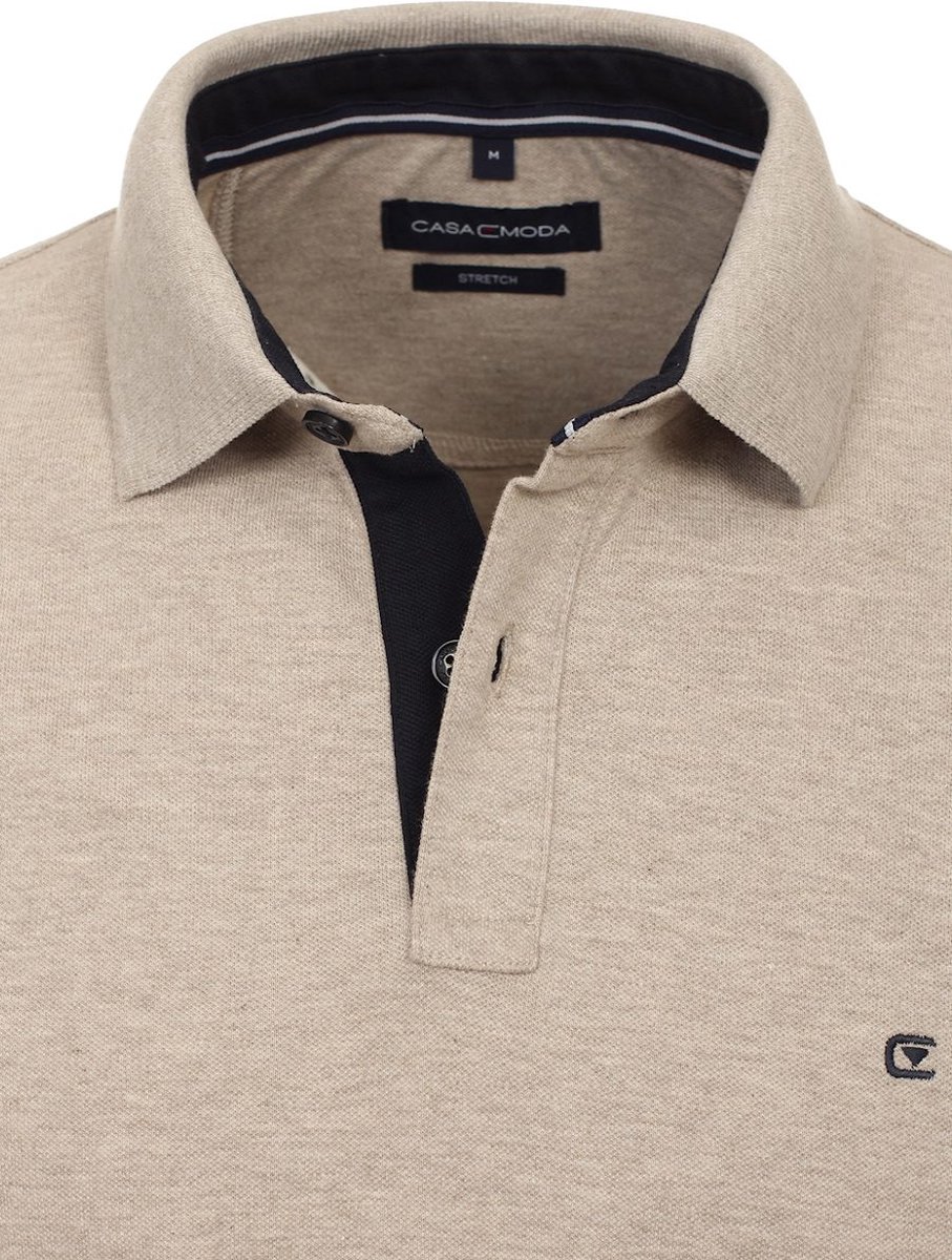 Casa Moda Polo Shirt Comfort Fit Effen Stretch 004470-668 - XXL