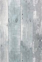 Behang met verweerde oude planken - Behang - Wandbekleding - Wallpaper - Vliesbehang - Assorti 2022-2024 - 0,53 x 10,05 M.