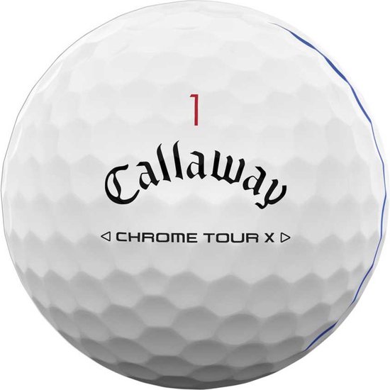 Golfballen Merkloos Chrome Tour X Triple Track - 12 Stuks — afbeelding 2