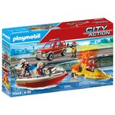 PLAYMOBIL City Action 71569 Brandweer Blusactie op het Water