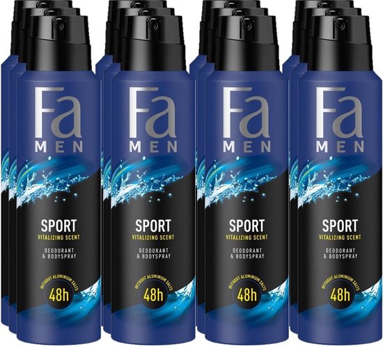 FA Deospray Sport Men - Voordeelverpakking 12 x 150 ml