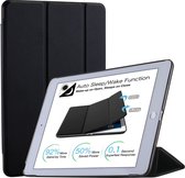Tablethoes Geschikt voor: Apple iPad Mini 1 / 2 / 3 - Ultraslanke Hoesje Tri-Fold Cover Case - Zwart