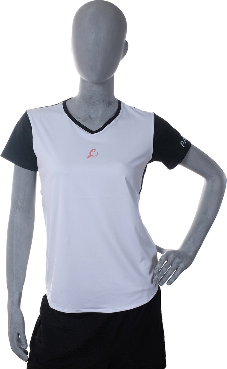 PUNTAZO Padel T-shirt Dames Sportshirt Small zalmroos Korte mouw