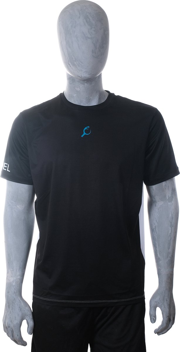 PUNTAZO Padel T-shirt Heren Sportshirt Small petrolem Korte mouw