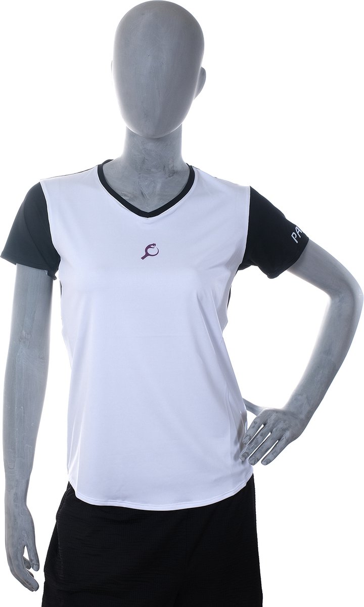 PUNTAZO Padel T-shirt Dames Sportshirt Medium paars Korte mouw