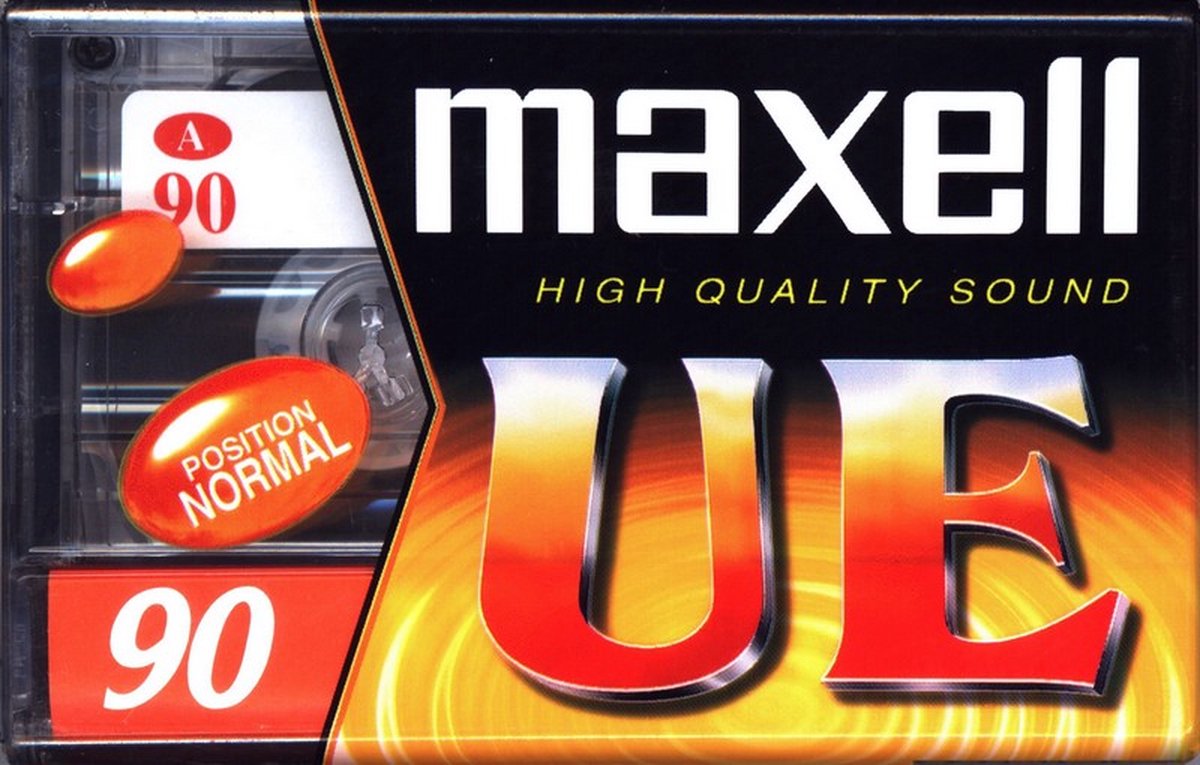 Maxell - UE 90 - High Quality Sound Cassettes - 5 pack - 