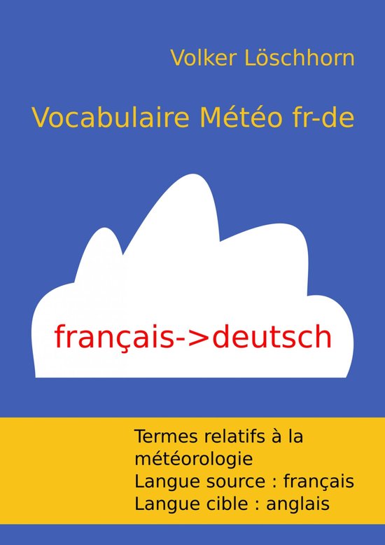 Vocabulaire Météo fr-de - cover