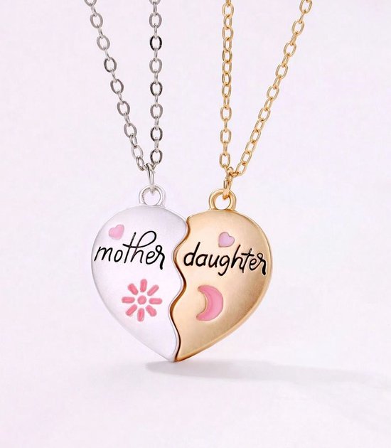 Moeder - dochter 2-delige ketting