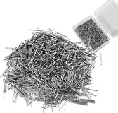 50 gr - 1500 pièces Punaises, punaises, épingles à agrafes, épingles, épingles, tête 13 mm, paillettes, Pasen, oeufs en polystyrène, œufs, polystyrène, paillettes, Pasen, épingle 18 mm, comme Pasen