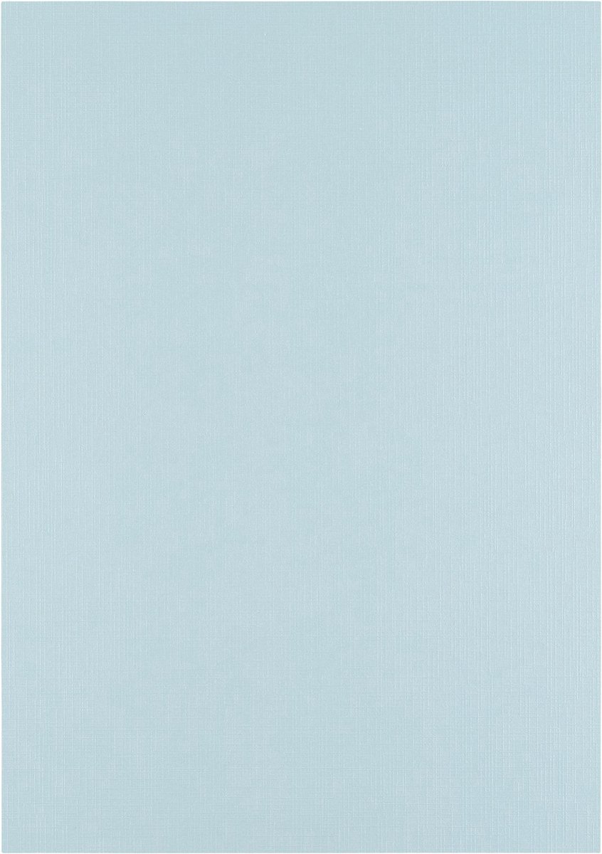 Florence Cardstock Linnenkarton - Glacier (Blue) - Gekleurd Papier - A4 - 100 vellen - Textuur - 250 g