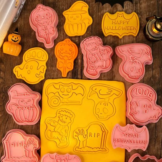 JYNVO Lot De 8 Emporte-pièces Pour Halloween, Emporte-pièces Citrouille