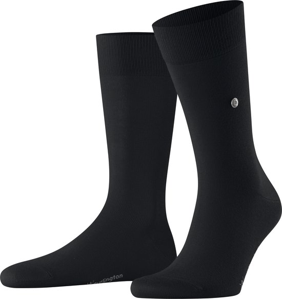 Burlington Lord one-size Organisch Katoen sokken heren zwart - Matt 40-46