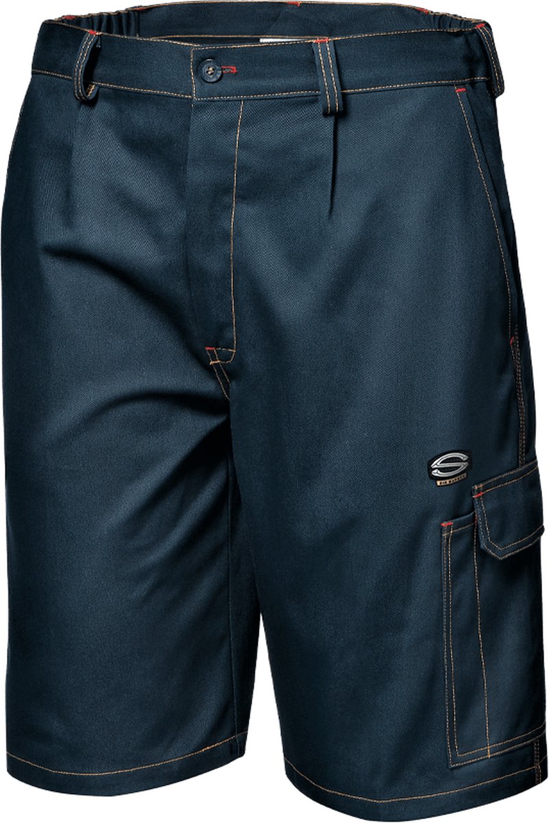 SIR SAFETY SYMBOL Korte Werkbroek HEREN Werkshort Donkerblauw - Met D ring - Ademend - Ripstop