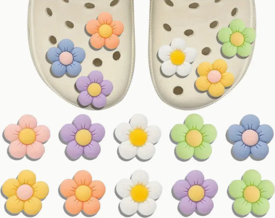 Foto: Crocs pins bloemen crocs charms bloemen bloem pins crocs accessoires