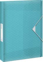 Esselte Colour'Breeze A4 Documentenbox - Dosiermap voor 350 Vellen - Rugbreedte van 40mm - Blauw