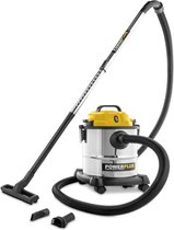 Powerplus elektrische stofzuiger nat-droog POWX3230 - 1200W stofzuiger auto, tapijt, zuig- & blaasfunctie - 20l tank - met 4 acc.
