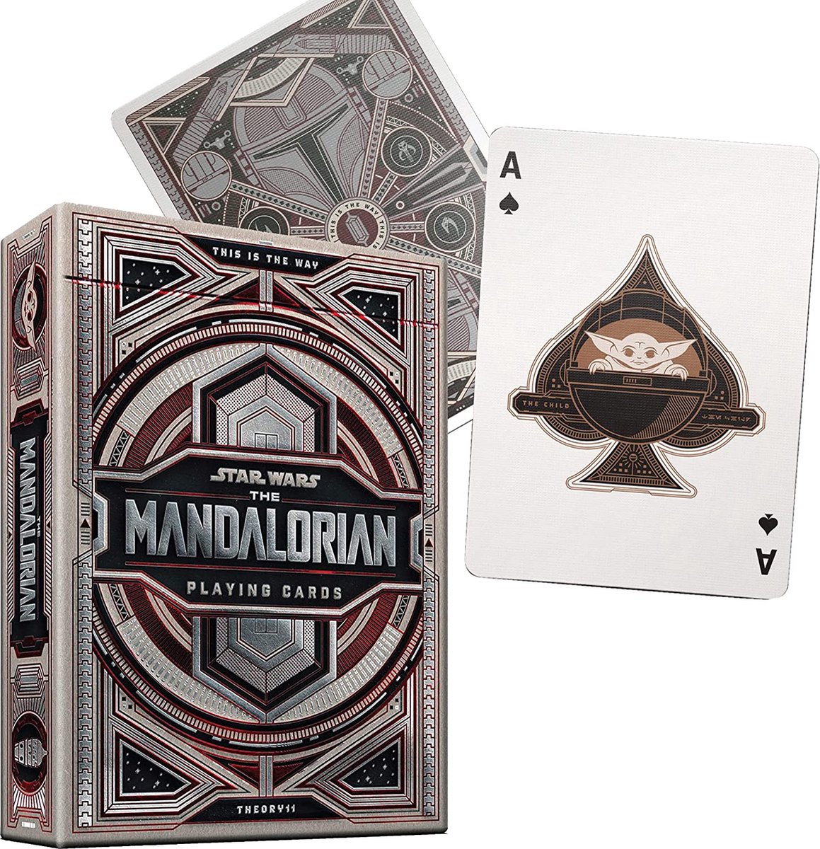 Theory11 Mandalorian Star Wars Speelkaarten Kaartspel - Met 3D-reliëf