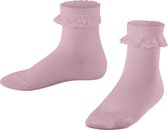 FALKE Romantic Lace eenkleurig katoen sokken kinderen roze - maat 27-30