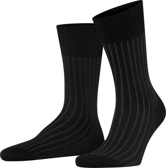 FALKE Shadow business Katoen sokken heren grijs - Maat 45-46