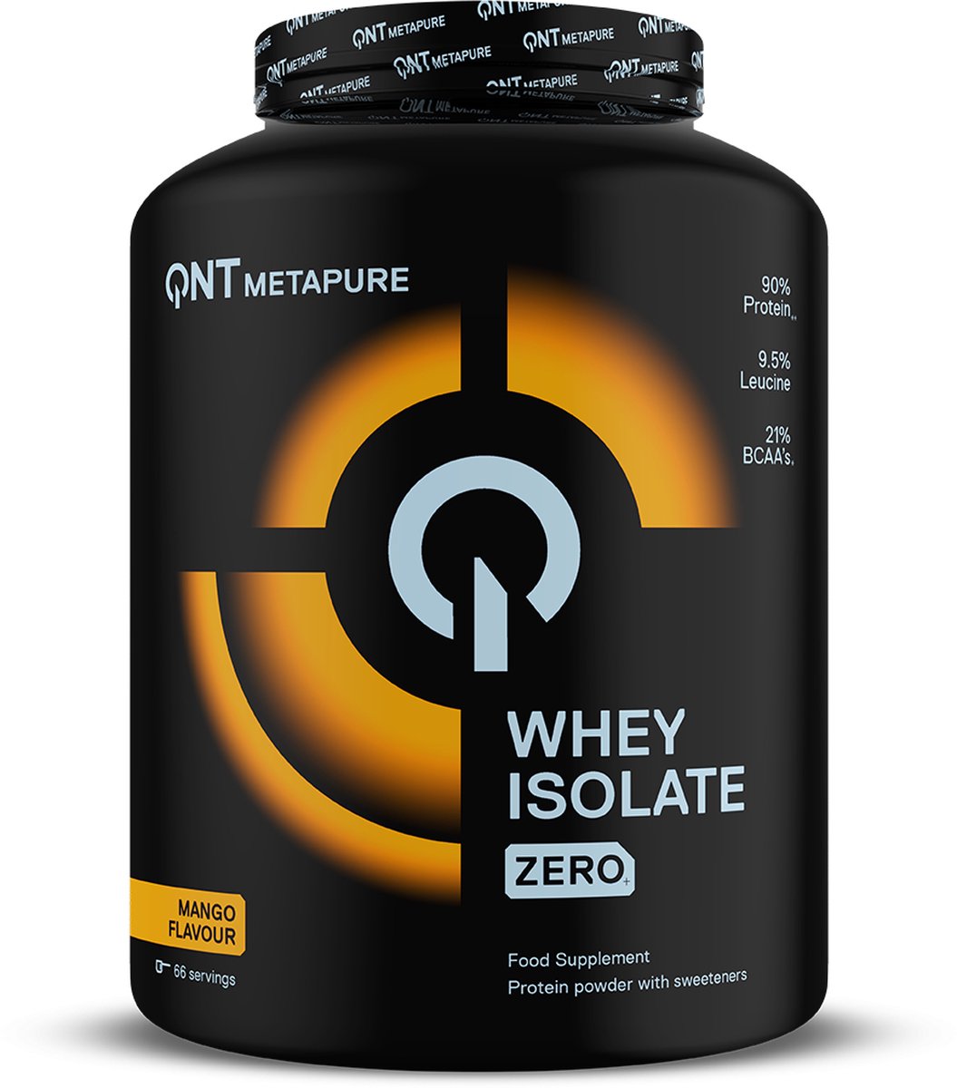 Goedkoopste QNT Metapure Whey Protein Isolate 2kg Mango