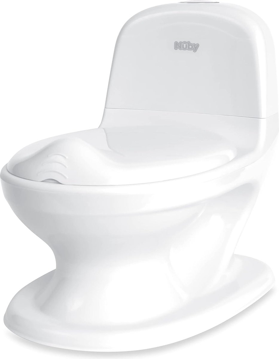 Goedkoopste Kinderpotje met doorspoelgeluid - Toilettrainer voor kinderen - Met echt geluid en inclusief batterijen - Toilet Wit - 18 maanden
