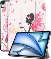 iPad Air 2024 Hoes Luxe Book Case - iPad Air 6 (11 inch) Hoesje Case Cover - Elfje