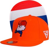 Capiche® Snapback Pet Nederland – Europees Kampioenschap Heren Voetbal – Neon Oranje – Verstelbaar met Druksluiting – Sportcap – Voetbalpet The Netherlands / Holland – LIMITED EDITION