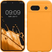 kwmobile telefoonhoesje geschikt voor Google Pixel 8a - Hoesje voor smartphone - Precisie camera uitsnede - In fruitig oranje