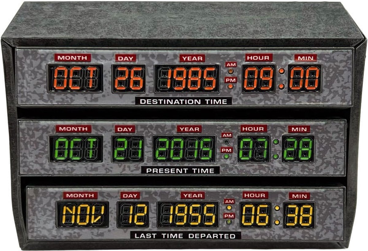 Factory Entertainment Back To The Future Prop Replica 1/1 Time Circuits Replica: down-scaled